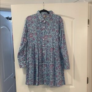 SLV mini shirt dress